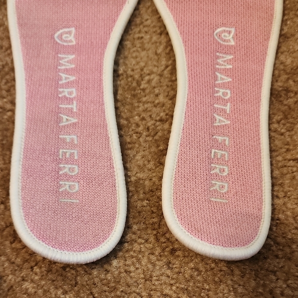 Rothy's X Marta Ferri Flats Flame Azalea Colorblock Especial Edition Retired - Picture 12 of 15